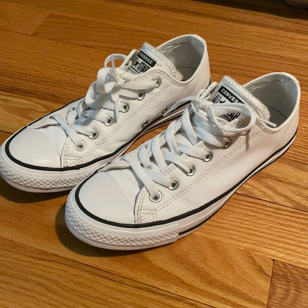Leather converse